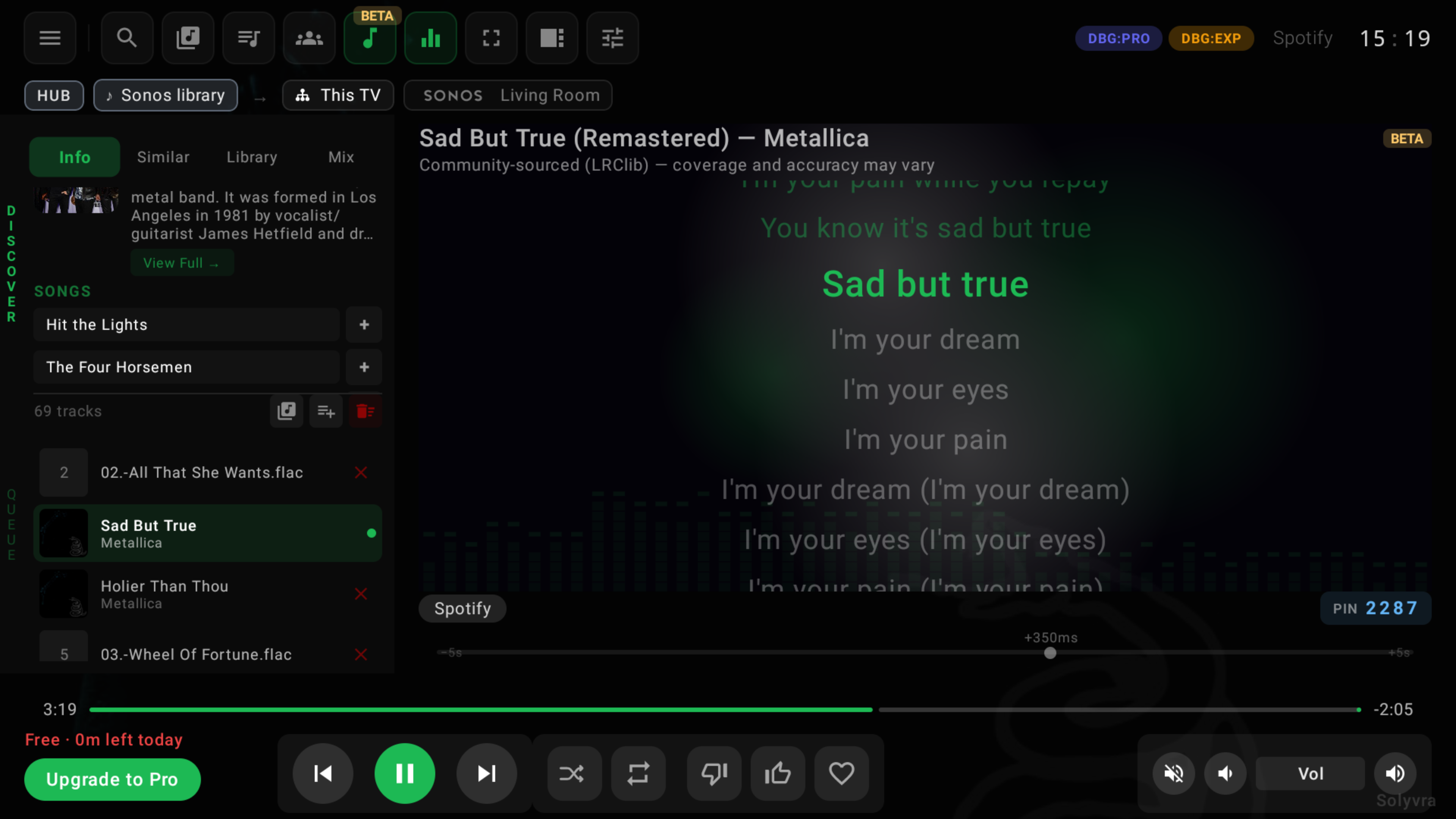 JukeDen — karaoke-style synced lyrics
